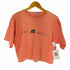 クレイジーシャツ CRAZY SHIRTS usa製 プリント クロップドs/sカットソー レディース JPN:L