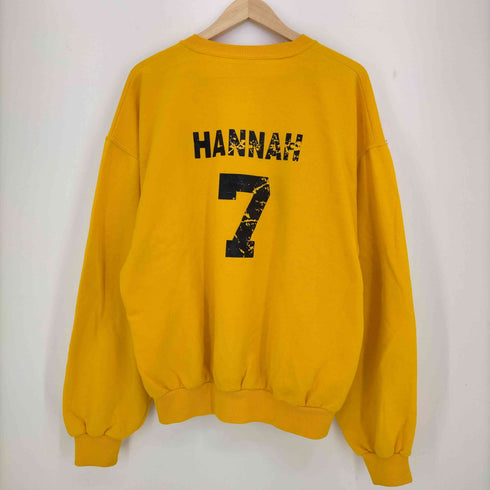 ジャージーズ JERZEES 90s 企業ロゴ 両面プリント クルーネックスウェット メンズ import:L