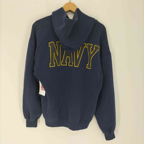 ソフィー SOFFE 90-00S USA製 United States Navy アメリカ海軍 US NAVY プリント プルオーバー パーカー メンズ import:L