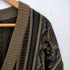 Laurent Cerrer PARIS 総柄 リブカーディガン メンズ import:M