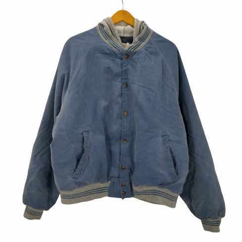 キングルイ King louie プリント白タグ USA製 フーディ 中綿スタジャン メンズ import:XL
