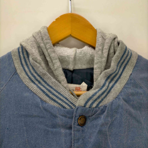 キングルイ King louie プリント白タグ USA製 フーディ 中綿スタジャン メンズ import:XL