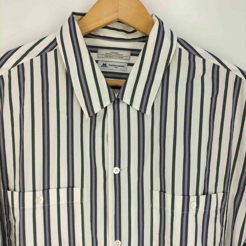 ジャーナルスタンダードレリューム JOURNAL STANDARD relume THOMAS MASON トーマス メイソンオープンカラー ワークシャツ メンズ JPN:L