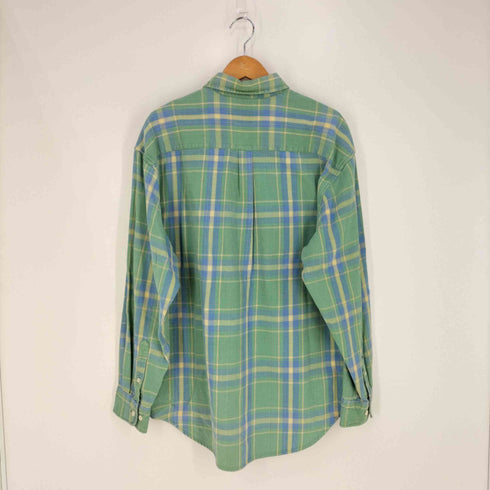 ギャップ Gap 90s OLD GAP デカタグ チェックボタンネルシャツ メンズ JPN:L