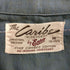 The Caribe Vintage 襟芯 玉虫色 チェック柄刺繍 長袖開襟シャツ メンズ import:M