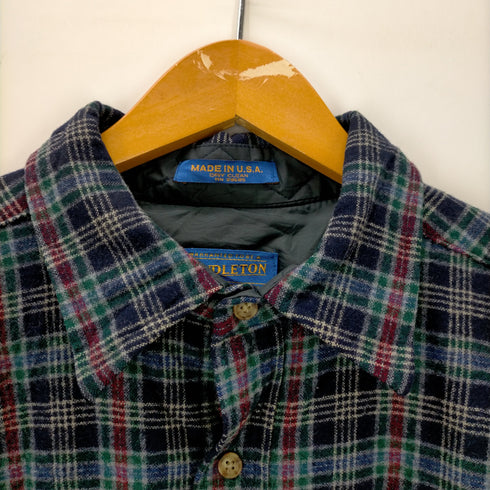 ペンドルトン PENDLETON USA製 チェック柄ネルシャツ メンズ import:L