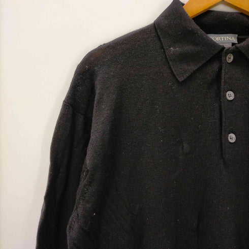 CORTINA ITALY製 ニットポロシャツ メンズ import:L