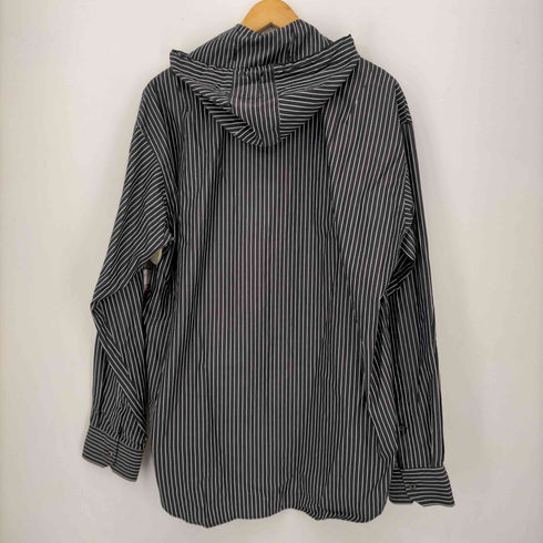 ジョンローレンスサリバン JOHN LAWRENCE SULLIVAN 18SS STRIPE HOODIE SHIRT メンズ JPN:48