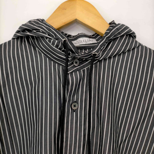 ジョンローレンスサリバン JOHN LAWRENCE SULLIVAN 18SS STRIPE HOODIE SHIRT メンズ JPN:48