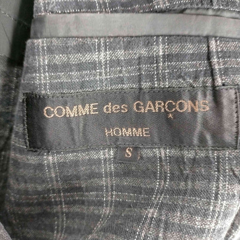 コムデギャルソンオム COMME des GARCONS HOMME 90s archive 裏地キュプラ チェック柄 2Bテーラードジャケット メンズ JPN:S