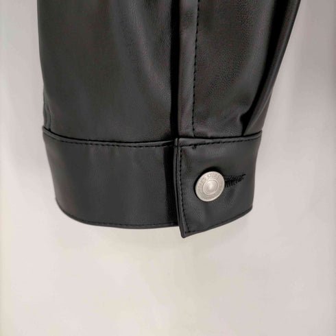 フリークスストア FREAKS STORE フェイクレザー2nd トラッカージャケット メンズ JPN:M