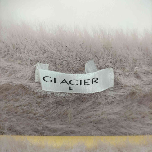 グラシア GLACIER ナイロン シャギー プルオーバー ニット レディース JPN:L