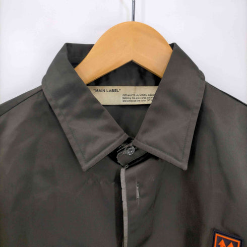 オフホワイト OFF-WHITE 19AW SCAFFOLDING OVER SHIRT メンズ import:M