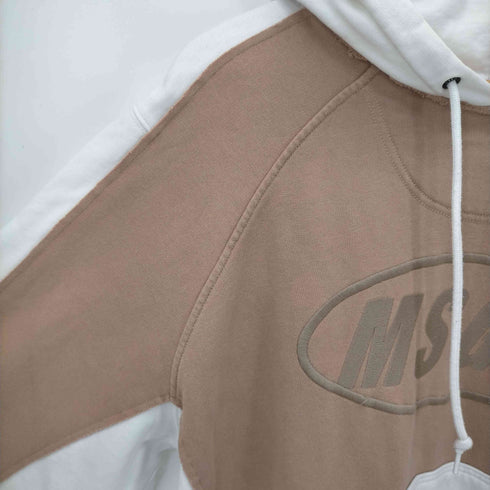 エムエスジーエム MSGM オーバルロゴドッキングプルオーバーパーカー メンズ import:M