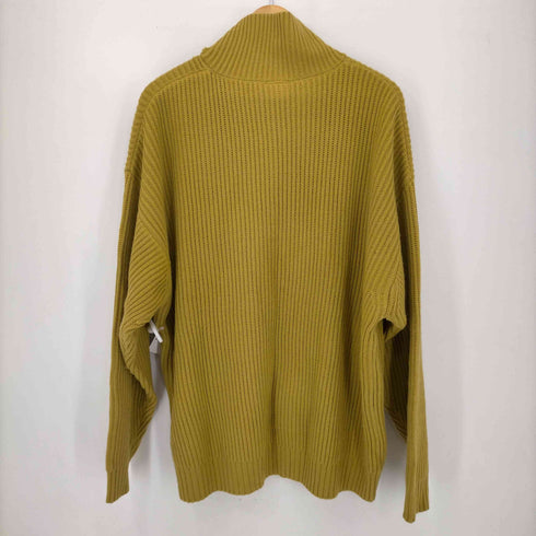 フリークスストア FREAKS STORE ビッグシルエット畦編みハーフジップニット メンズ JPN:S
