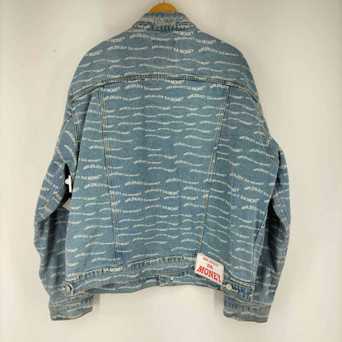 ミスターエンジョイダマネー MR ENJOY DA MONEY ロゴデニムジャケット メンズ JPN:XL