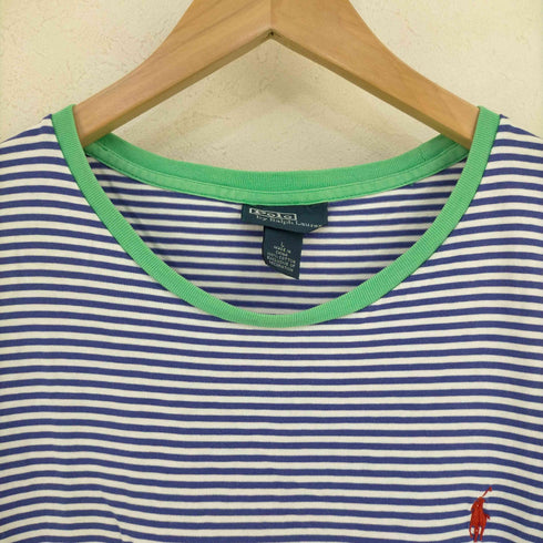 ポロバイラルフローレン Polo by RALPH LAUREN ポニー刺繍 ボーダーTEE メンズ import:L