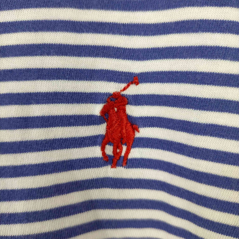 ポロバイラルフローレン Polo by RALPH LAUREN ポニー刺繍 ボーダーTEE メンズ import:L