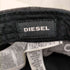 ディーゼル DIESEL ダメージ加工ロゴ刺繍ブラックデニムキャップ メンズ 2