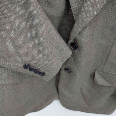 アクアスキュータム AQUASCUTUM カシミヤ混 ウール2Bシングルテーラードジャケット サイドベンツ 総裏 メンズ 96AB5