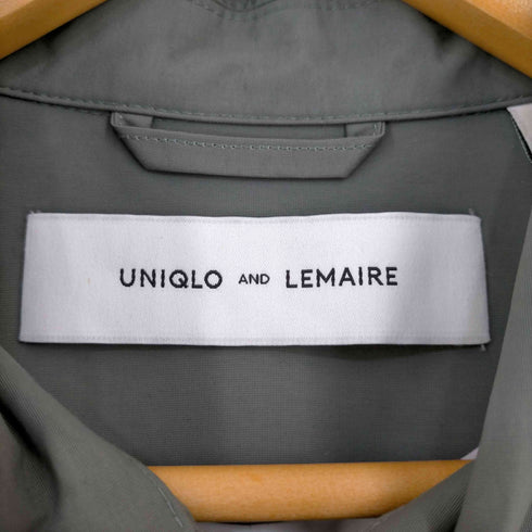 ユニクロアンドルメール UNIQLO AND LEMAIRE Aラインコート ナイロンステンカラーコート メンズ JPN:M