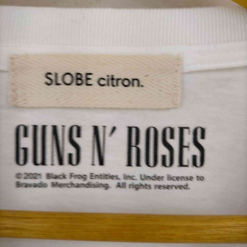 スローブシトロン SLOBE citron バンド グラフィック L/S TEE レディース FREE