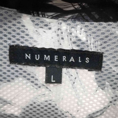 ヌメラルズ NUMERALS 総柄 フィッシング S/Sシャツ メンズ JPN:L