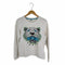 ケンゾーパリス KENZO PARIS Tiger Embroidered Cotton Sweatshirt タイガー刺しゅう スウェットシャツ レディース JPN:M