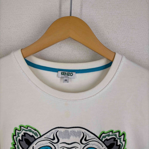 ケンゾーパリス KENZO PARIS Tiger Embroidered Cotton Sweatshirt タイガー刺しゅう スウェットシャツ レディース JPN:M