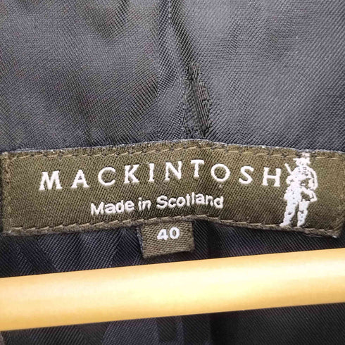 マッキントッシュ Mackintosh 英国製 コットン 比翼ステンカラーコート メンズ 40