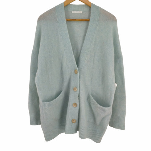 マカフィー MACPHEE MOHAIR STRETCH Vネックカーディガン レディース JPN:S