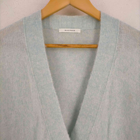 マカフィー MACPHEE MOHAIR STRETCH Vネックカーディガン レディース JPN:S