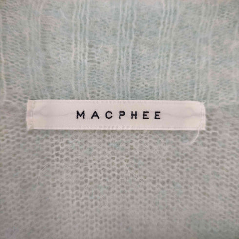 マカフィー MACPHEE MOHAIR STRETCH Vネックカーディガン レディース JPN:S