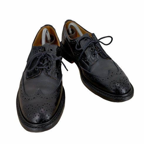 トリッカーズ Trickers ASYMMETRIC GIBSON-SCOTCH GRAIN メンズ UK:9.5