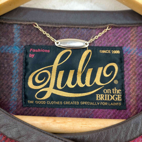 ルルオンザブリッジ LuLu on the BRIDGE フリル ノーカラージャケット レディース