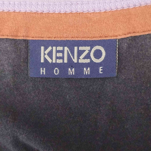 ケンゾーオム KENZO HOMME カラーブロック 切替 S/S Tシャツ レディース JPN:M
