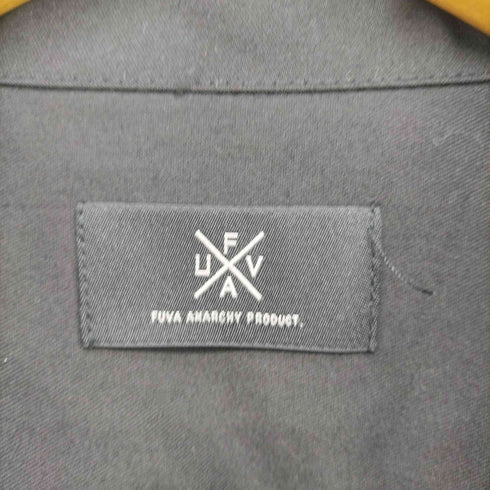 ファーバ FUVA ANARCHY PRODUCT 刺繍デザイン 開襟 L/S シャツ メンズ FREE