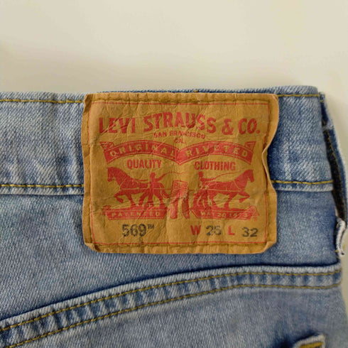 リーバイス Levis 569 デニムストレートパンツ レディース 25×32