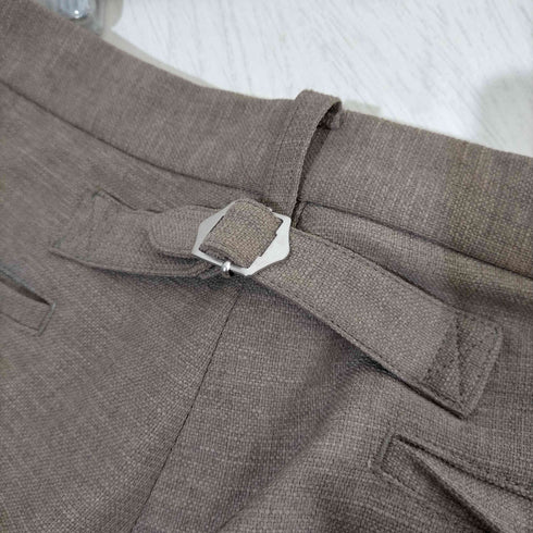 ビームスプラス BEAMS+ スラブ織 4ボタン ダブルブレステッド コンフォートジャケット ワイドトラウザーズ セットアップ メンズ JK L/PT M