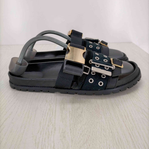 サカイ Sacai 20ss Black Belted Sandals ベルトサンダル メンズ EUR:44