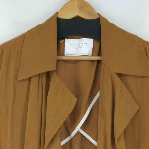 ザラ ZARA OUTERWEAR スプリング / サマー ボタンレストレンチコート レディース JPN:L
