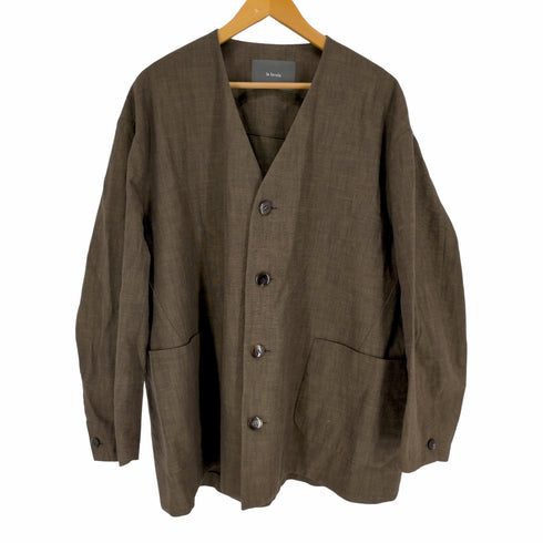 ラファーヴォラ LA FAVOLA ノーカラーカーディガンジャケット メンズ JPN:3
