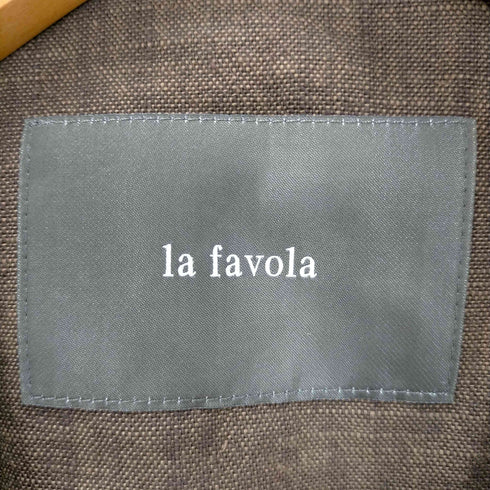 ラファーヴォラ LA FAVOLA ノーカラーカーディガンジャケット メンズ JPN:3