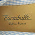 Escadrille MADE IN FRANCE 裏地チェック キャンバス エスパドリーユ メンズ EUR:42