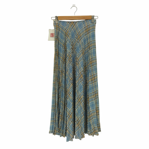シンプリシテェ SIMPLICITE 19SS check プリーツ スカート チェック柄 プリーツ スカート レディース