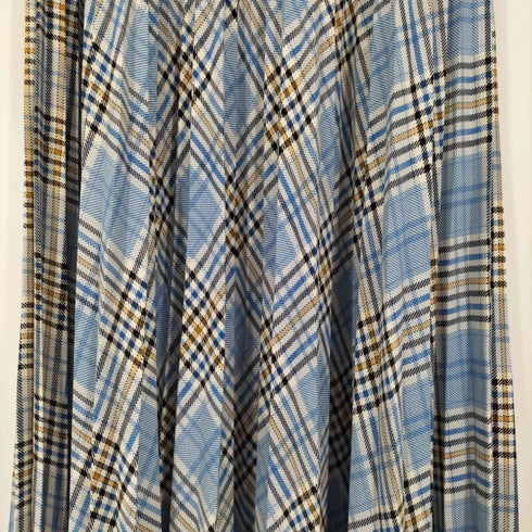 シンプリシテェ SIMPLICITE 19SS check プリーツ スカート チェック柄 プリーツ スカート レディース