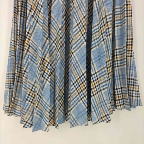 シンプリシテェ SIMPLICITE 19SS check プリーツ スカート チェック柄 プリーツ スカート レディース