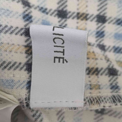 シンプリシテェ SIMPLICITE 19SS check プリーツ スカート チェック柄 プリーツ スカート レディース