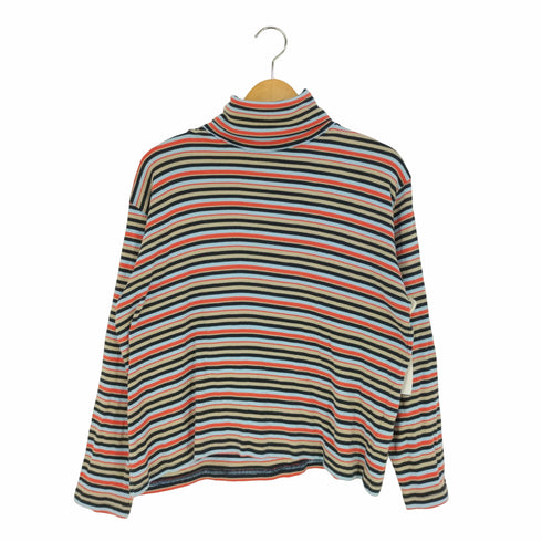 ビームスボーイ BEAMS BOY マルチボーダーリブ タートルネック カットソー レディース ONE SIZE