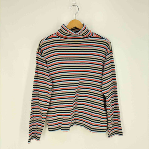 ビームスボーイ BEAMS BOY マルチボーダーリブ タートルネック カットソー レディース ONE SIZE